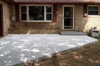 front patio with apron