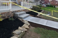 front sidewalk