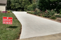 new residential driveway