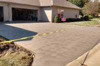 new driveway at condominium