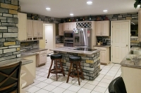 complete stone kitchen
