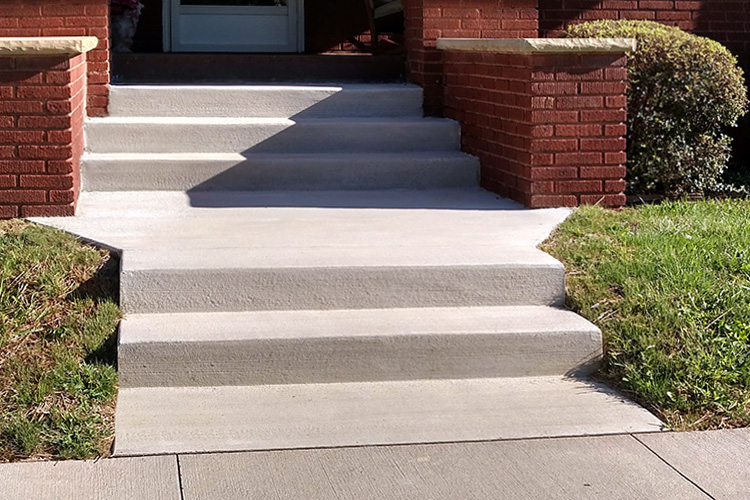 residential steps, stoop and porch construction