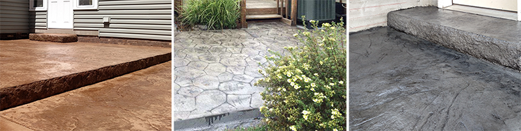 stamped concrete contractor in canton massillon and surrounding stark county areas
